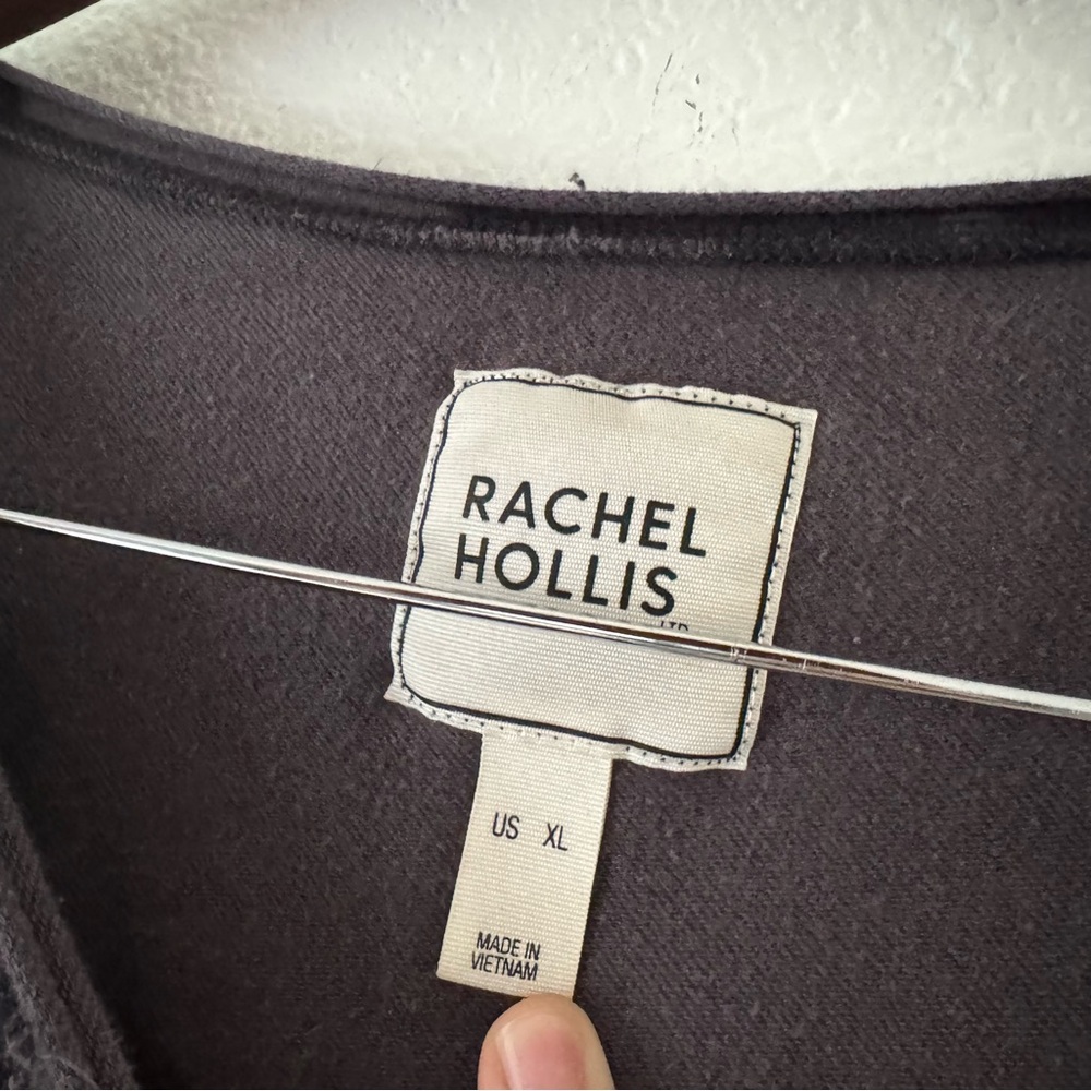 Acid Wash Bleach Dye Oversized Lightweight Sweatshirt XL Rachel Hollis Indie - Picture 8 of 13